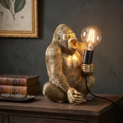 Parlane Tafellamp 26x25x38 cm ELTON THE GORILLA goud