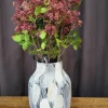 Parlane Vaas MORELY 20x20x28 cm Zwart/Bruin - Stijlvolle Woondecoratie