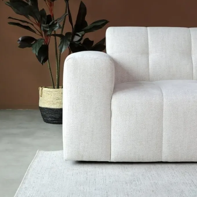 Pepp Interiors Bank Wave 2.5 zits met chaise longue rechts modesto 492