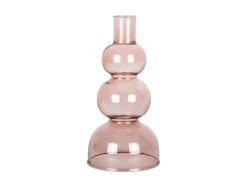 Present Time Kandelaar Layered Circles roze