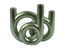 Present Time Kandelaar Rings medium - Metallic Jungle groen