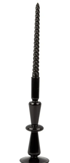 Present Time Kandelaar Sparkle Tall Zwart - Stijlvolle Glazen Kandelaar