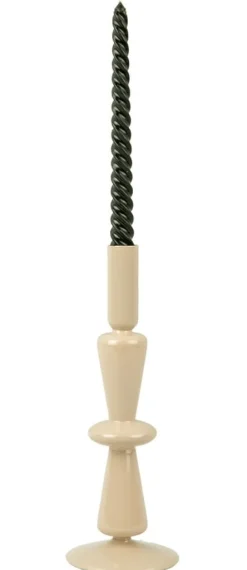Present Time Kandelaar Sparkle Tall zandbruin - Glazen kandelaar voor sfeervol interieur