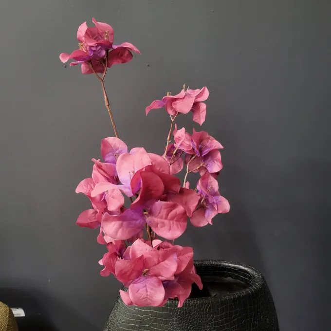 Present Time Kunsttak Flower Stem paars + roze