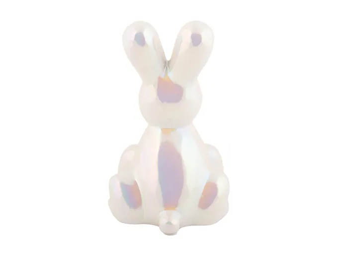 Present Time Ornament Balloon Bunny wit parelmoer