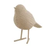 Present Time Ornament Statue Knitted zacht bruin