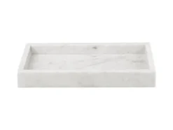 Present Time Schaal Marble Medium wit