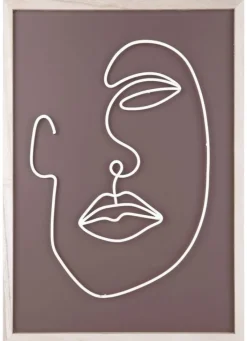 Present Time Schilderij Art Line Drawing Medium