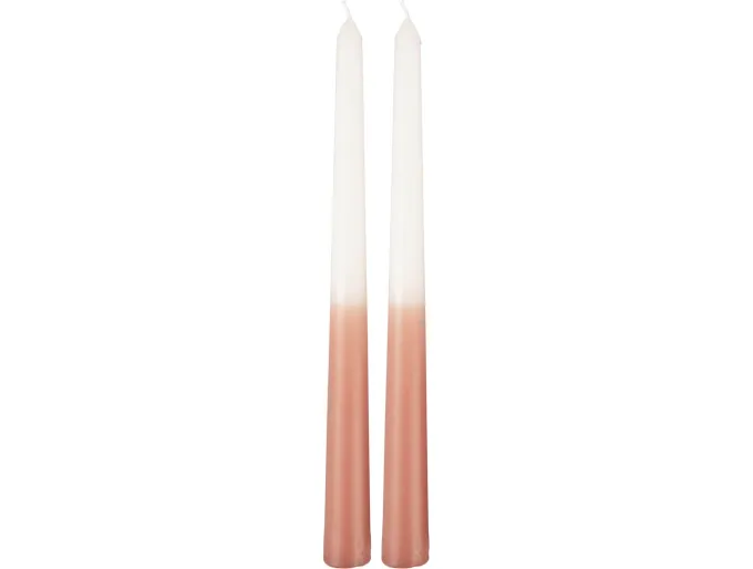 Present Time Set kaarsen Ombre roze