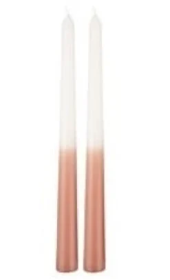 Present Time Set kaarsen Ombre roze