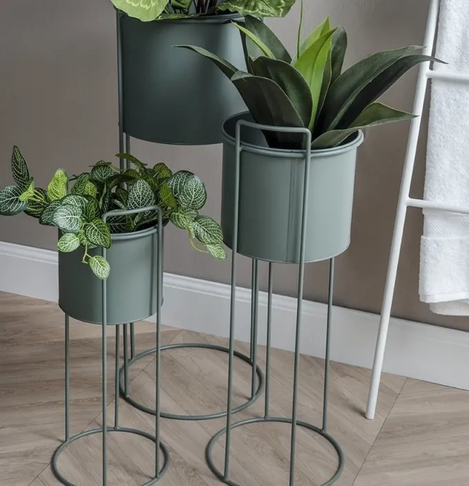 Present Time Set plantenpotten Essence rond junglegroen