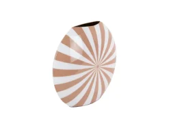 Present Time Vaas Candy Swirl zacht bruin - wit medium