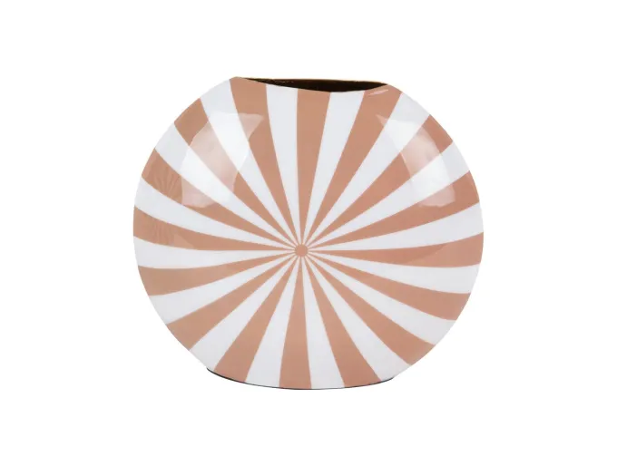 Present Time Vaas Candy Swirl zacht bruin - wit medium