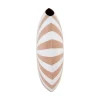 Present Time Vaas Candy Swirl zacht bruin - wit groot