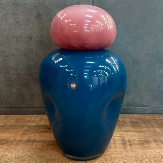 Present Time Vaas Dulce medium helder blauw