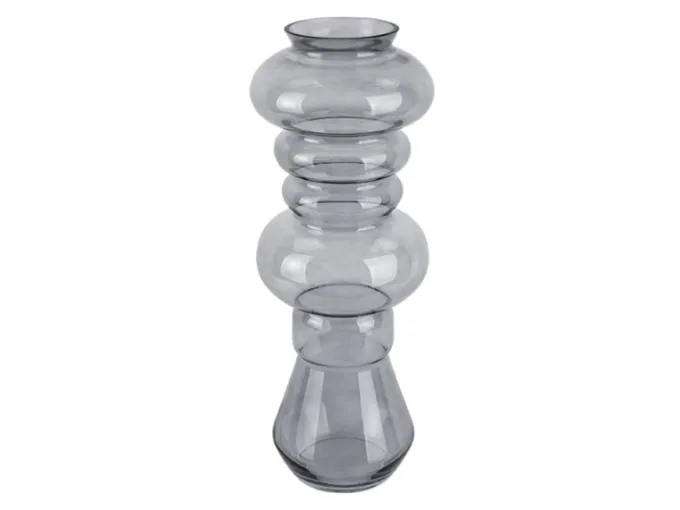Present Time Vaas Morgana glas groot donkergrijs