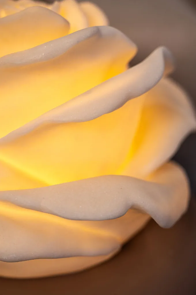 PTMD Aveda White roos LED-lamp oplaadbaar