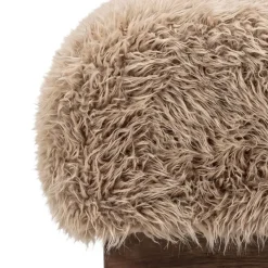 PTMD Bankje Hair bruin - 141 cm