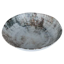 PTMD Diep bord Kaylaa Multicolor porselein rond 20 cm