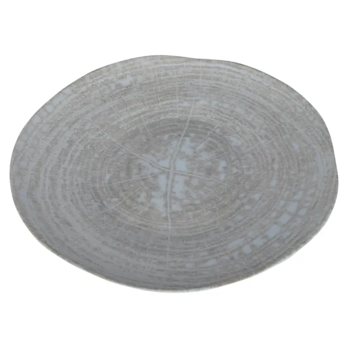 PTMD Dinerbord Kaylaa Blauw creme rond S - 23 cm