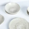 PTMD Dinerbord Kaylaa Creme porselein rond L - 28 cm