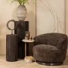 PTMD Draaibare Fauteuil Filou Donkerbruin Eden