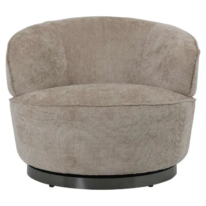 PTMD Draaibare Fauteuil Filou Beige Eden