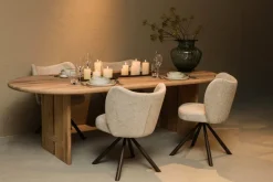 PTMD Eettafelstoel Pebble beige