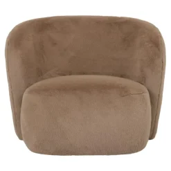 PTMD Fauteuil Aphrodite fur mokka