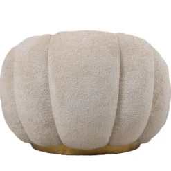 PTMD Fauteuil Daisy Euphoria Cream - Draaibare Luxe Stoel