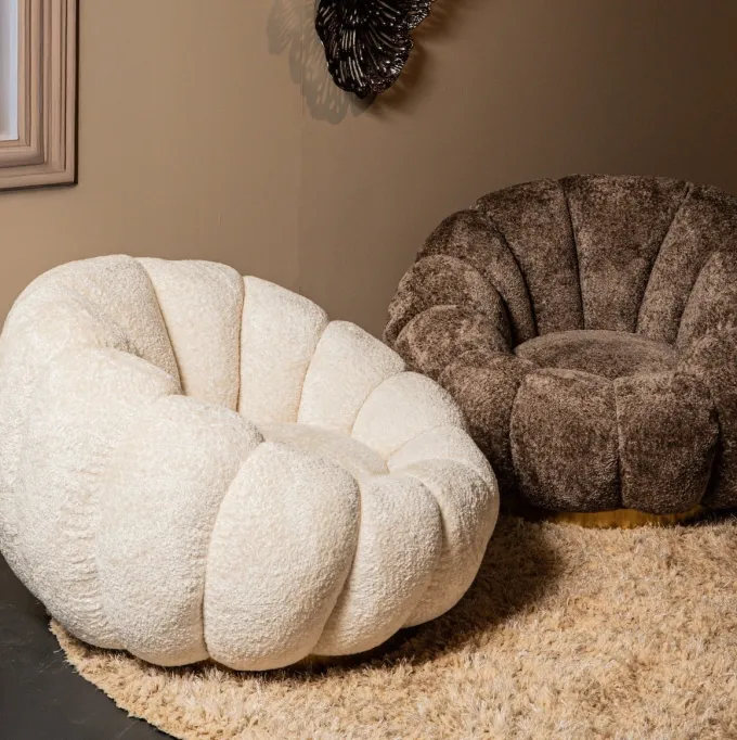 PTMD Fauteuil Daisy Euphoria Antelope - Luxe Draaifauteuil