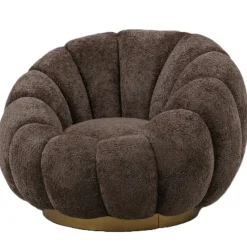 PTMD Fauteuil Daisy Euphoria Antelope - Luxe Draaifauteuil