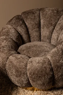 PTMD Fauteuil Daisy Euphoria Antelope - Luxe Draaifauteuil