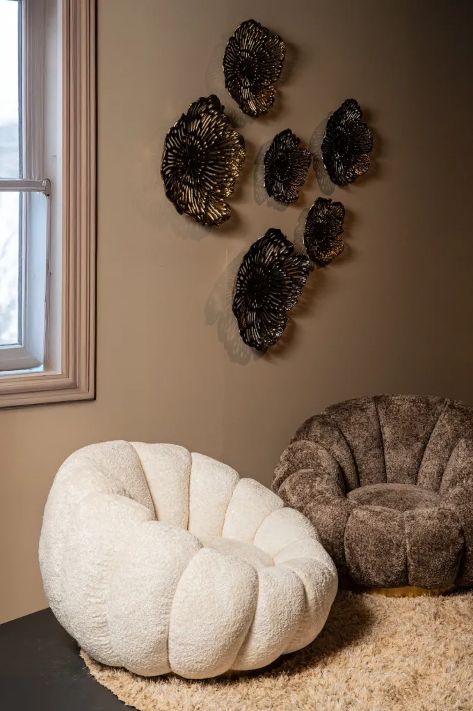 PTMD Fauteuil Daisy Euphoria Antelope - Luxe Draaifauteuil