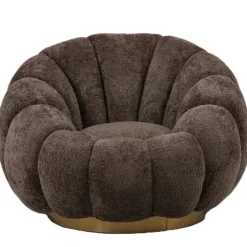 PTMD Fauteuil Daisy Euphoria Antelope - Luxe Draaifauteuil