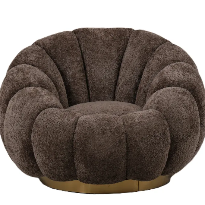 PTMD Fauteuil Daisy Euphoria Antelope - Luxe Draaifauteuil