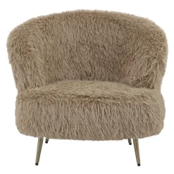 PTMD Fauteuil Franklyn Hair bruin