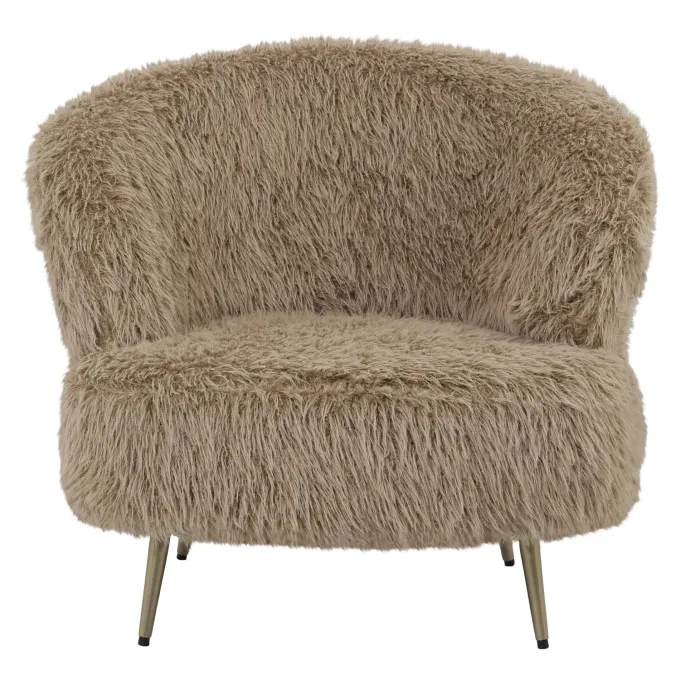 PTMD Fauteuil Franklyn Hair bruin