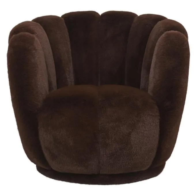 PTMD Fauteuil Furia donkerbruin