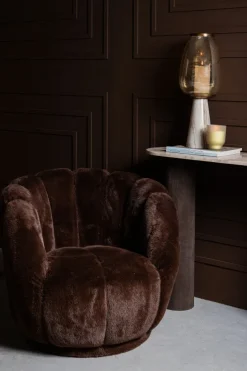 PTMD Fauteuil Furia donkerbruin