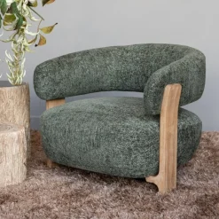 PTMD Fauteuil Mire olijfgroen