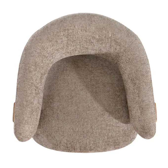 PTMD Fauteuil Mire taupe