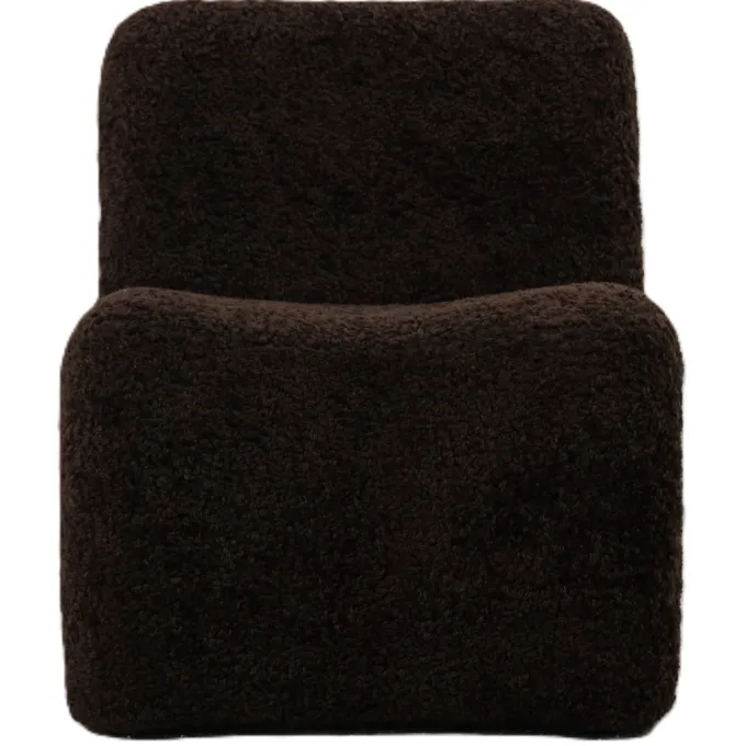 PTMD Fauteuil Oslo teddy coffee