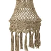PTMD Hanglamp Milley Green cotton macrame
