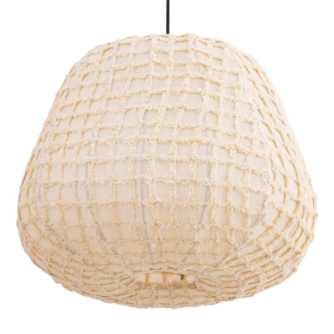 PTMD Hanglamp Tayma Creme patroon L