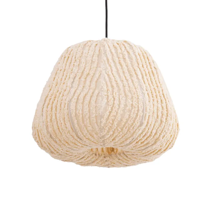 PTMD Hanglamp Tayma Creme Striped S