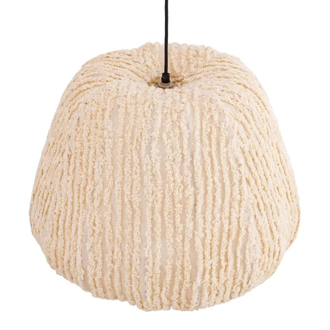 PTMD Hanglamp Tayma Creme Striped L