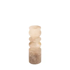 PTMD Kandelaar Gwena Naturel alabaster layers S