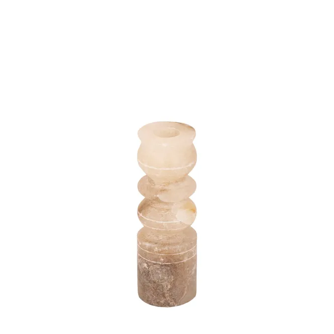 PTMD Kandelaar Gwena Naturel alabaster layers S