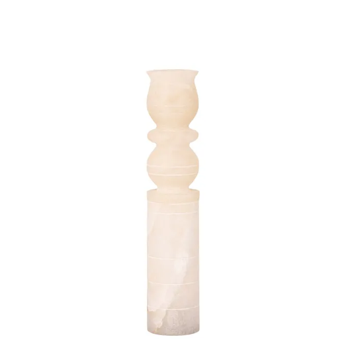 PTMD Kandelaar Libra Naturel alabaster layers L